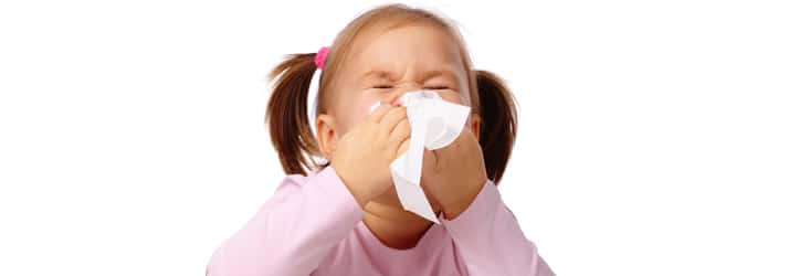 page - allergies child sneezing